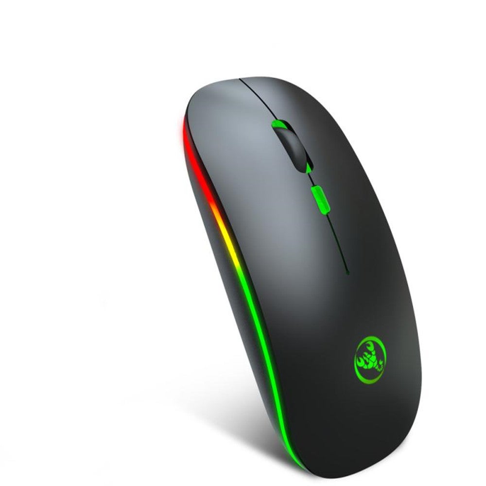 Bluetooth 5.1 Mouse Wireless Mouse RGB Computer Mouse Ergonomic Silent Mause Rechargeable Luminous Optical Mice For PC Laptop