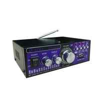 bluetooth HIFI Audio Amplifier Dual Channel FM SD USB Remote Control AC 220V/DC 12V For Car Home