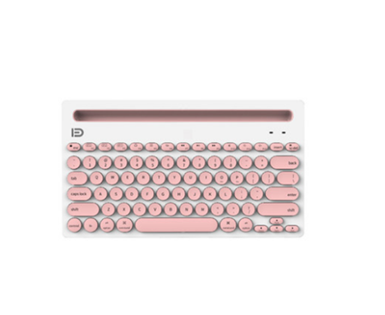 Bluetooth Keyboard Multi-Device Universal Bluetooth with Integrated Stand for iPad PC MacBook Android iOS Windows-Pink