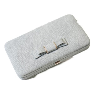 Bow Mobile Wallet For Women Casual Long Women Heel Purses Box Wallets Card Holder Mobile handbag case storage bag home