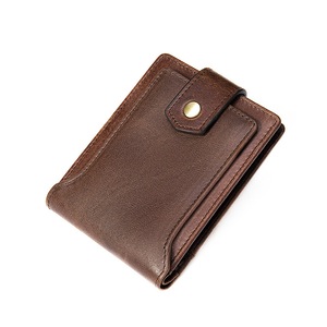 Brand Business Men Wallet Genuine Pu Leather Clutch Wallet Purse Male Hasp Coin Pouch Men Photo Holder Fashion Bifold