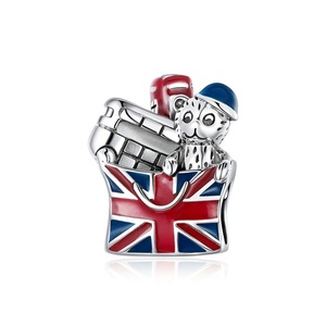 British Scenery Charm for Bracelet Silver plating Jewelry Bracelet Bead
