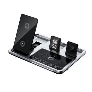 C62 3 In 1 15W Foldable Smart Wireless Charger for Iphone Watch Earplugs