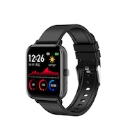 Call Smart Bracelet To Record Heart Rate Sphygmomanometer Step Waterproof Waterproof Call Reminder Bracelet-Black
