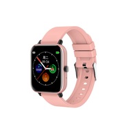 Call Smart Bracelet To Record Heart Rate Sphygmomanometer Step Waterproof Waterproof Call Reminder Bracelet-Pink