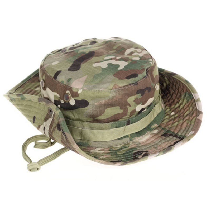 Buy Camouflage Bucket Fishing Hat Fisherman Camo Jungle Bush Hats Boonie -  MyDeal