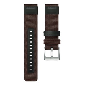 Canvas and Leather Wrist Strap Watch Band for Samsung Gear S2