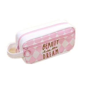 Canvas Pencil Case Large Capacity Pen Box Stationery Pouch Makeup Cosmetic Bag