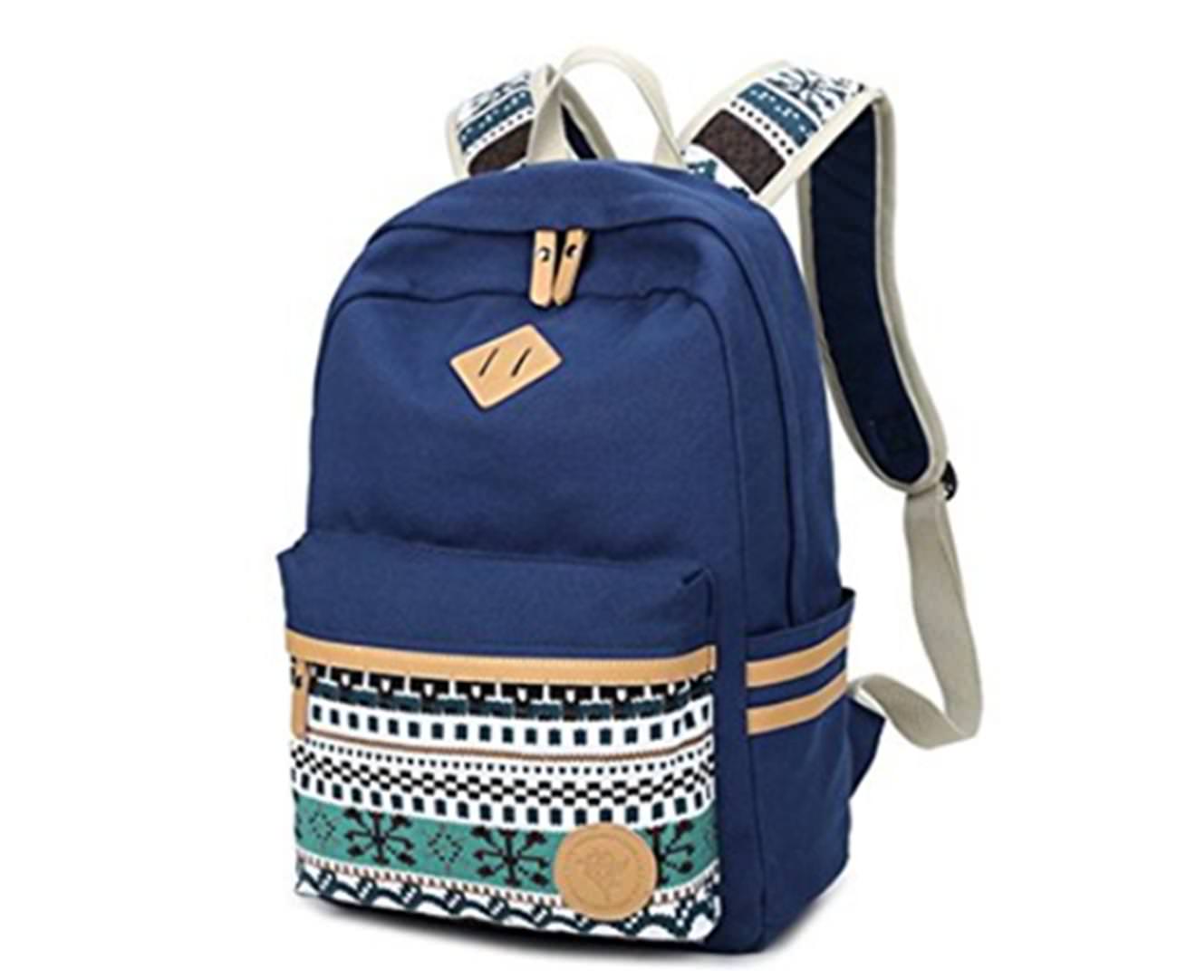 Canvas college backpack hot sale