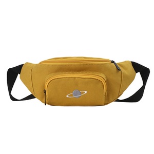 Canvas Women Waist Bags Unisex Chest Bag trendy Belt Bag Casual Travel Female Shoulder Bags Fashion Fanny Pack Women Belly Purse