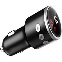 Car Bluetooth FM Transmitter Wireless Radio Adapter Music MP3 Player Car Kit Hands-Free Calls with Dual USB Charge QC3.0 5V/1A Charge/U Disk