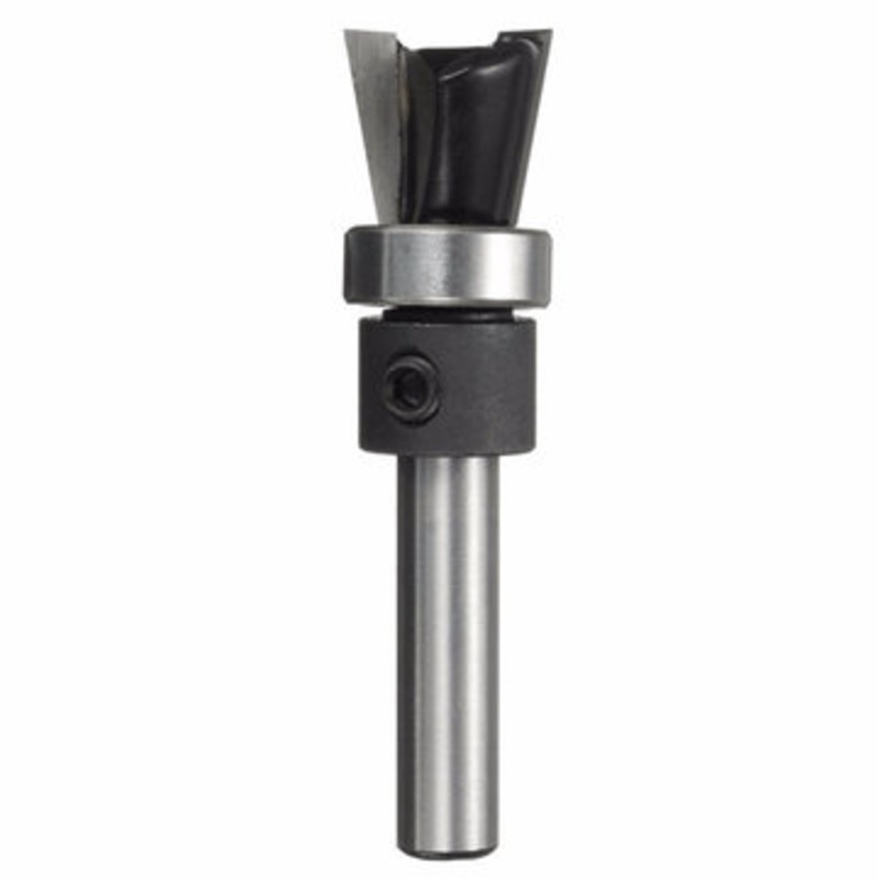 Buy Carbide Dovetail Joint Router Bit With Bearing Woodworking Cutter