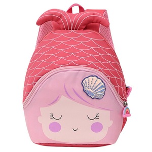 Cartoon Mermaid Child Girl Backpack Fishtail Cute Mini School Bag Kindergarten Schoolbag Fashion Shoulder Bag For Kids