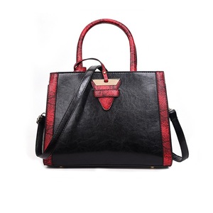 Casual PU Shoulder Bag Ladies Handbag Messenger Bag (Black)