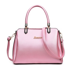 Casual PU Shoulder Bag Ladies Handbag Messenger Bag (Pink)