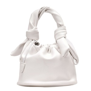 Casual Small Drawstring Bucket Bag Women Classic Texture Delicate Creative Chic PU Leather Crossbody Shoulder Handbags