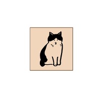 Cats Meow Pet Wooden Rubber Stamp Set Kitten Wood Stamp for DIY Scrapbooking Craft Gift Wrapping and Cards