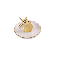 Ceramic Ring Holder Jewelry Dish Organizer Plate Trinket Tray - 14