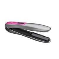 Charging Hair Straightener USB Wireless Portable Mini Curler Negative ion Volume Straight Dual-use Electric Splint-Grey