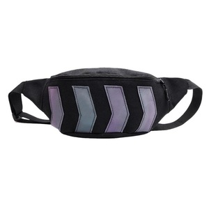 Chest Bag for Men Waist Bag Canvas Fanny Pack Boy Street Reflective Crossbody Pack Casual Travel Bags Hip Hop Shoulder Pack
