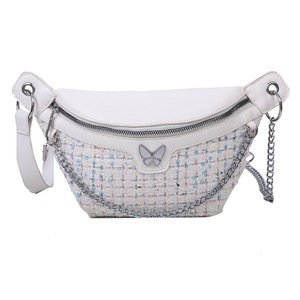 Chest Belt Purse Sequins Shiny Waist Bag Girls Shoulder Portable Butterfly