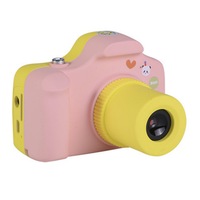 Children's Cartoon Digital Camera Multifunctional Photo Mini Camera - PINK