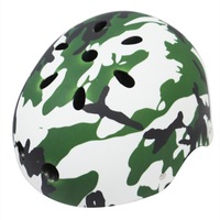 Children Skateboard Helmet Skating Stunt Bike Crash Protective Safety Helmet CE Authentication Exquisite Applique Style Camouflage_L