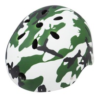 Children Skateboard Helmet Skating Stunt Bike Crash Protective Safety Helmet CE Authentication Exquisite Applique Style Camouflage_XL