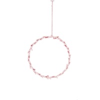 Christmas Round Ring String Light Home Window Hanging Pendant Xmas Tree Decoration 35 cm diameter [Christmas hanging ring] battery