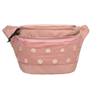 Classic Crossbody Bags for Women Birthday Gifts Daisy Flower Fanny Waist Bag Women Canvas Zip Simple Chest Shoulder Pack Purse