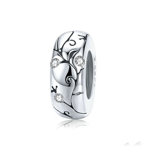 Classical Pattern Charm Fit Bracelets & Bangle Bead Silver plating Jewelry Bead