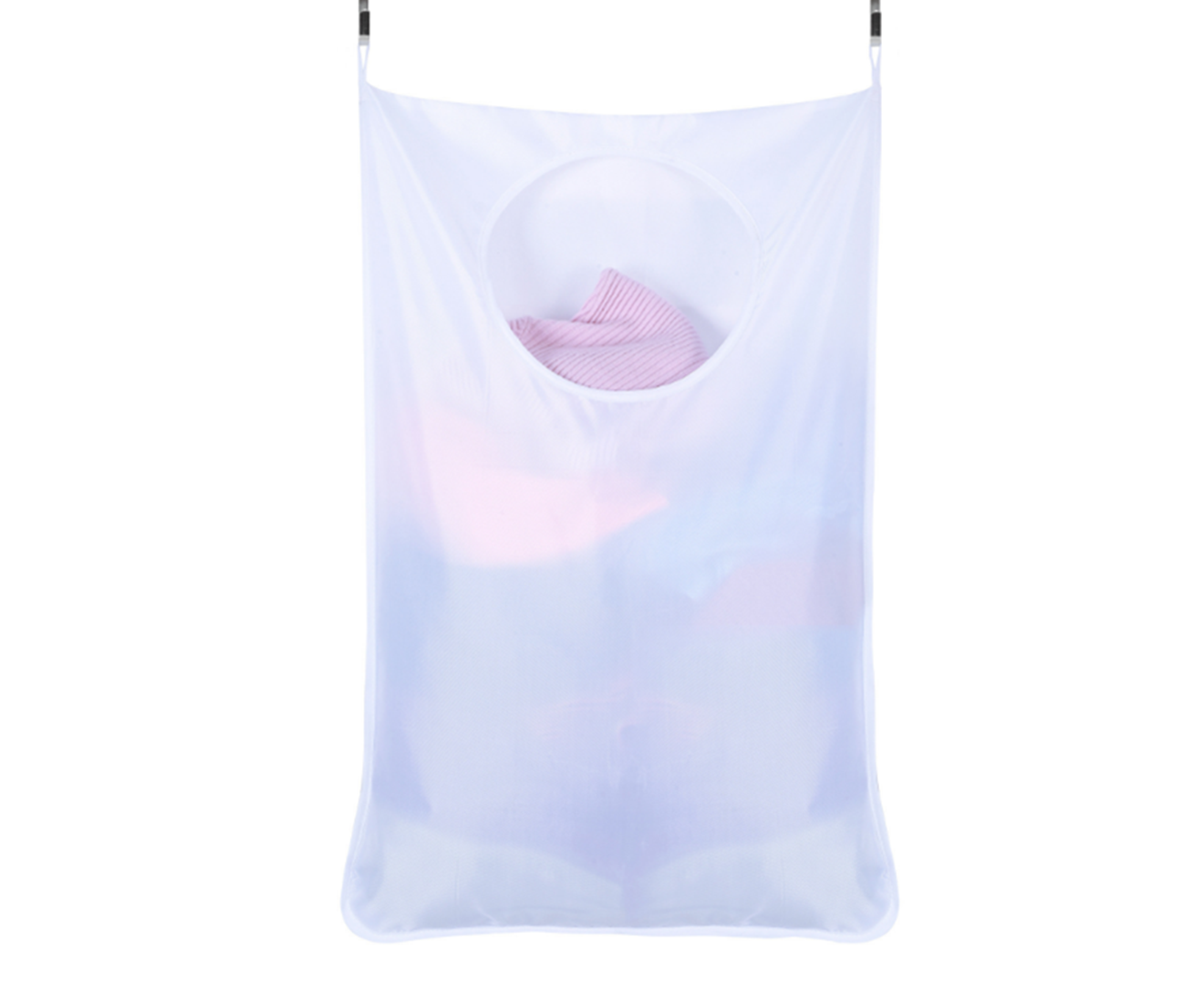 Cloth Bags For Dirty Clothes Behind Doors Oxford Portable Walls For Bags - White