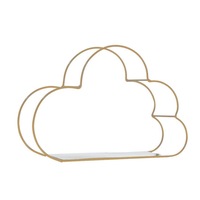 Cloud Shaped Wall Mounted Display Storage Shelf Organization Rack Home Decor Wall Hanging Shelf Storage Basket Rack