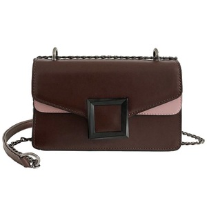 Color Matching Small Square Bag Handbag Single Shoulder Bag Messenger Bag