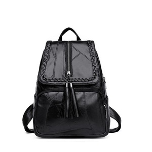 Cool Women Girls Ladies Backpack Travel Shoulder Bag Faux Leather Rucksack