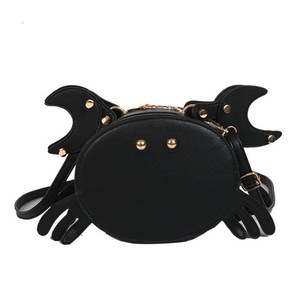 Crab Shape PU Leather Shoulder Bag Ladies Handbag Messenger Bag