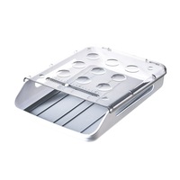 Creative automatic rolling egg box kitchen refrigerator egg storage box household transparent drawer egg tray hot organizer