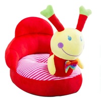 Creative Backrest Lunch Break Cartoon Children Chair Sofa Plush Toys, Size:55cm(Bee)