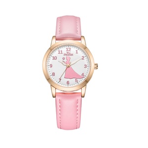 Creative Cute Ice Romance Aisha Princess Calendar Fashion Trend Quartz Waterproof Watch Student Watch-Pink