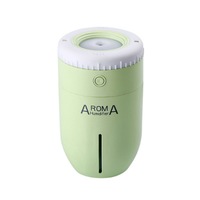 Creative Humidifier Mini Car Desktop Humidifier Can Add Fragrance Tablets Suitable for Office Bedroom-Green
