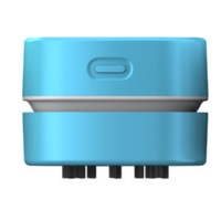 Creative Portable Cleaner Home Smart Sweeping Robot Rechargeable Desktop Vacuum Cleaner-Blue