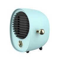 Creative Portable Hug Heater Mini Desktop Silent Hot Air Fan Dormitory Energy-saving Electric Heater-Green