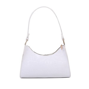 Crocodile Pattern PU Leather Female Shoulder Bag Fashion Ladies Armpit Bag Vintage Women Baguette Purse Handbags Small Clutch