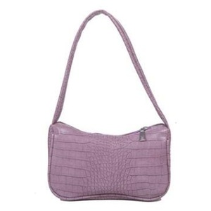 Crocodile Pattern Women Underarm Bag Vintage Design PU Leather Ladies Small Shoulder Bags Female Tote Baguette Purse Handbags