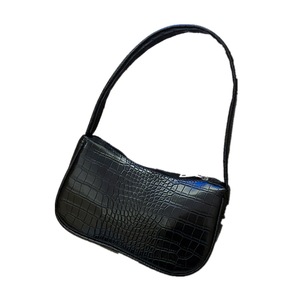 Crocodile Pattern Women Underarm Bag Vintage Design PU Leather Ladies Small Shoulder Bags Female Tote Purse Handbags