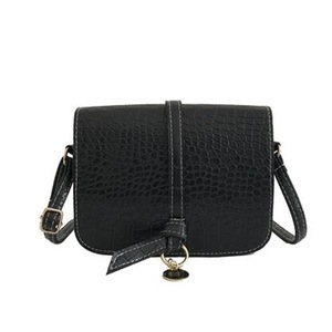 Crocodile Texture PU Leather Shoulder Bag Ladies Small Square Bag Messenger Bag Handbag