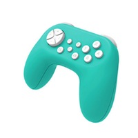 Cross Game Console Wireless Small Handle Game Bluetooth Handle with Gyro Vibration Function Game Console Accessories-Green