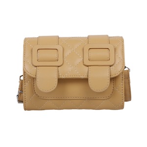 Crossbody Bags Lady Chain Travel Small Buckle PU Leather Solid Color Shoulder Messenger Bag