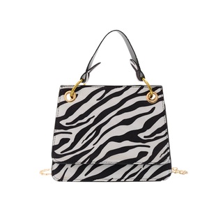 Crossbody Bags Lady Chain Travel Small Handbags Zebra Printed PU Leather Shoulder Messenger Bag for Women