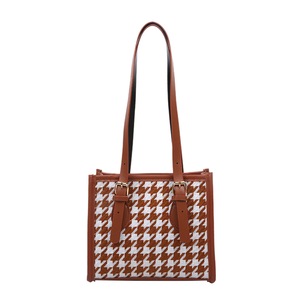 Crossbody Bags Lady Fashion Travel Small Handbags Retro Houndstooth Shoulder Underarm Bag for Women
